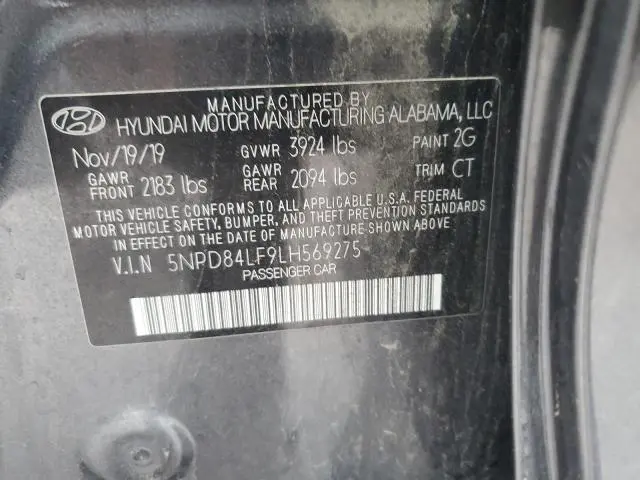 2020 HYUNDAI ELANTRA SEL