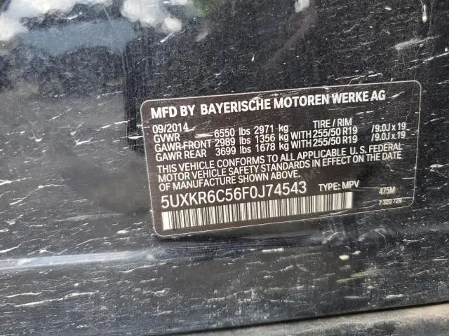 2015 BMW X5 XDRIVE50I  