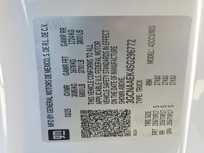 2025 CHEVROLET SILVERADO C1500  