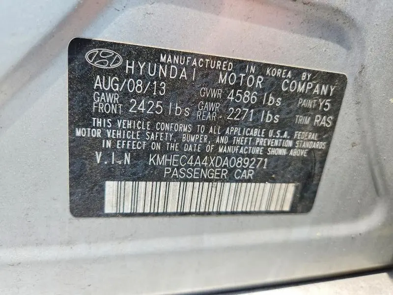 2013 HYUNDAI SONATA HYBRID  