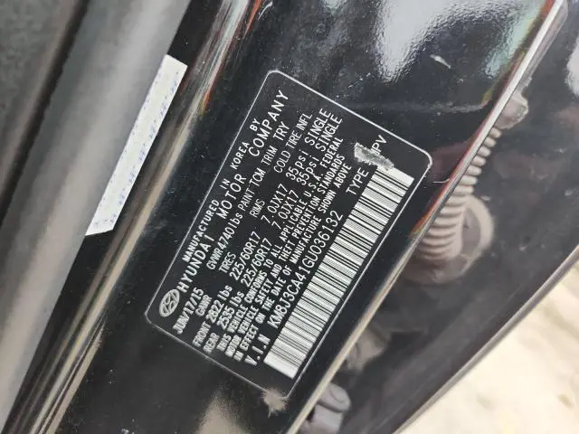 2016 HYUNDAI TUCSON LIMITED  