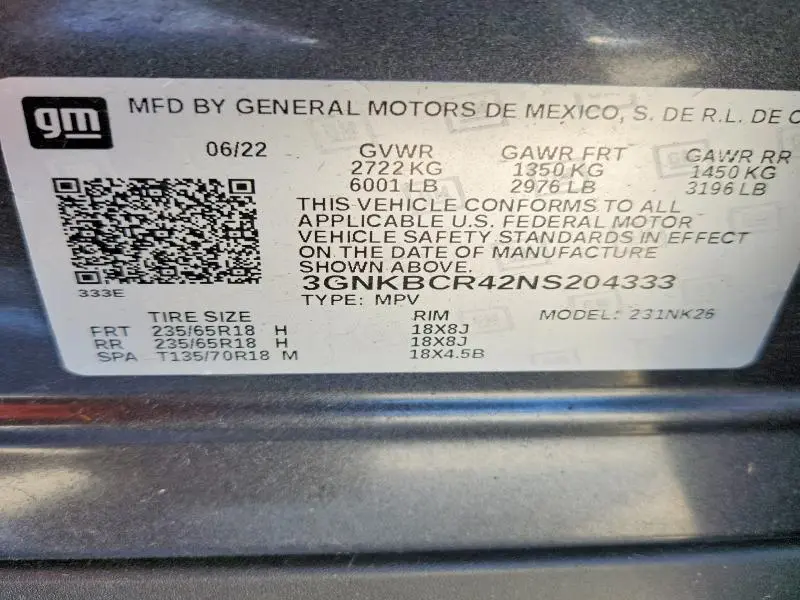 2022 CHEVROLET BLAZER 2LT  