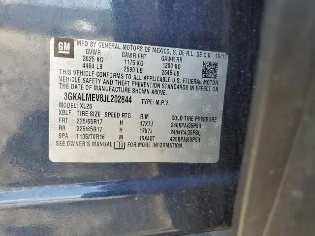 2018 GMC TERRAIN SLE  