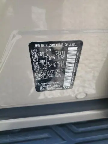 2021 INFINITI QX80 SENSORY  