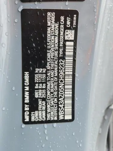 2022 BMW M4 COMPETITION  