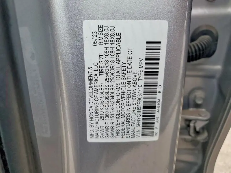 2023 HONDA PILOT EXL  