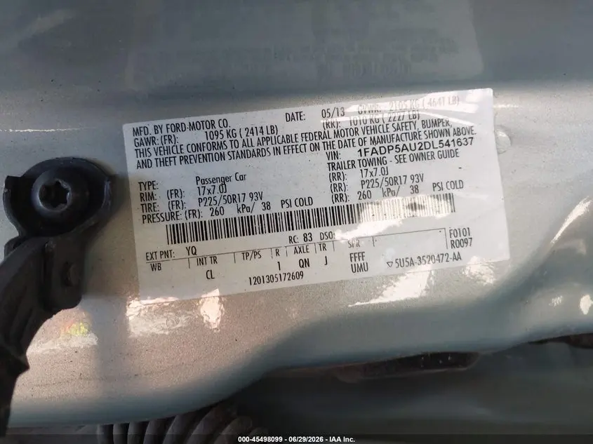2013 FORD C-MAX HYBRID SE