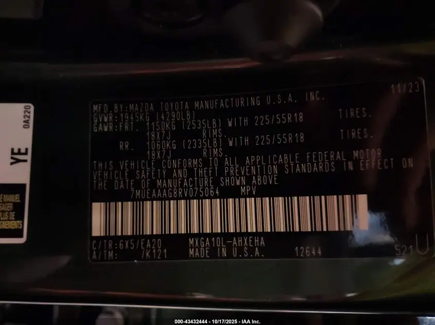 2024 TOYOTA COROLLA CROSS XLE