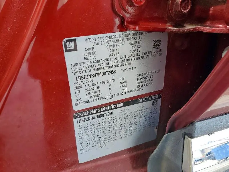 2021 BUICK ENVISION ESSENCE  