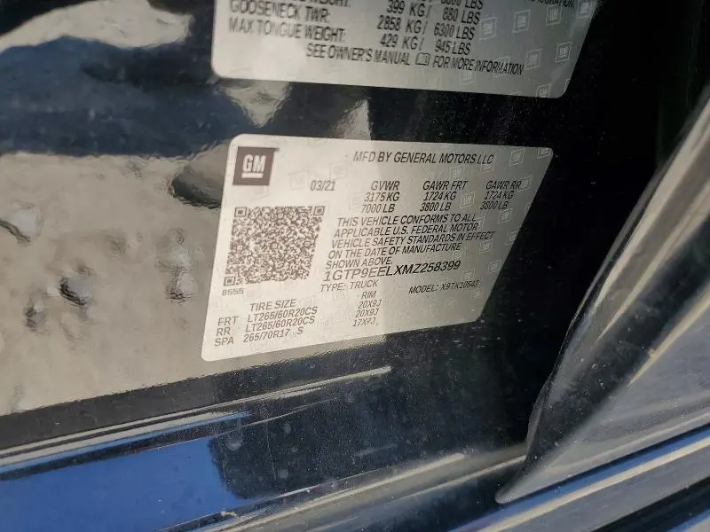 2021 GMC SIERRA K1500 AT4  