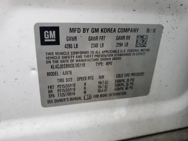 2016 BUICK ENCORE PREMIUM  