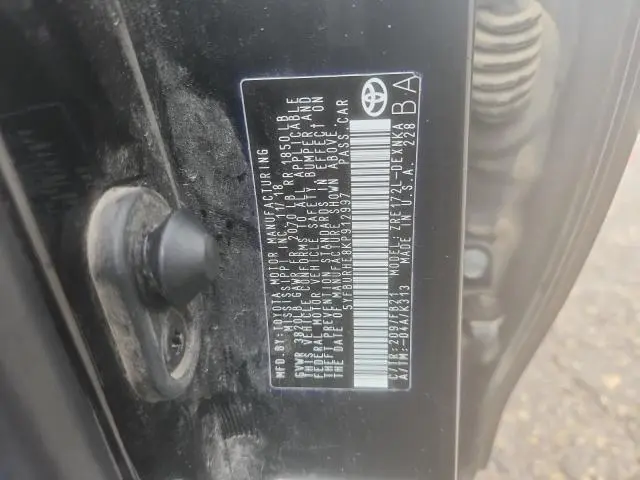 2019 TOYOTA COROLLA L  