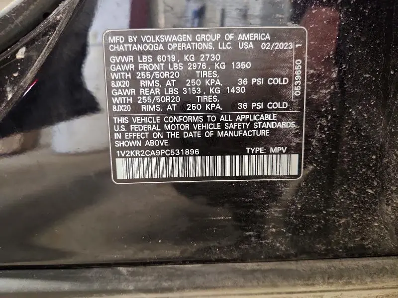 2023 VOLKSWAGEN ATLAS SE  