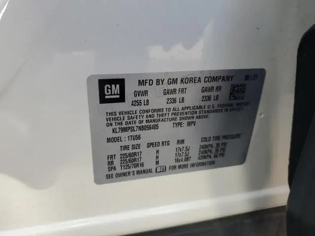 2022 CHEVROLET TRAILBLAZER LT  