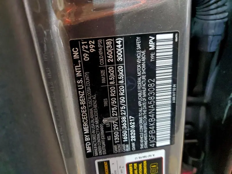 2022 MERCEDES-BENZ GLE 350 4MATIC  