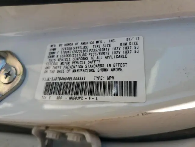 2014 ACURA RDX TECHNOLOGY  