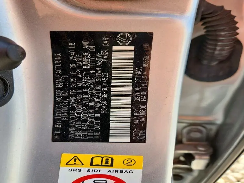 2016 LEXUS ES 350 350  