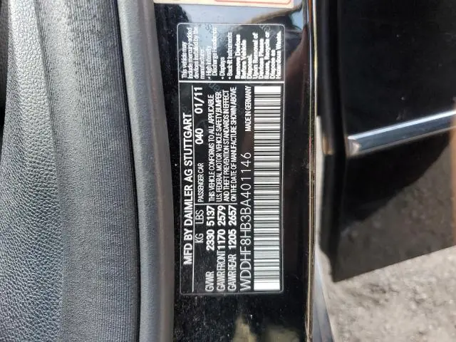 2011 MERCEDES-BENZ E 350 4MATIC  