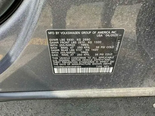 2025 VOLKSWAGEN ATLAS SE  