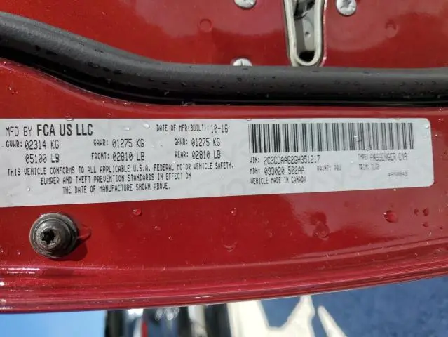 2016 CHRYSLER 300 LIMITED  