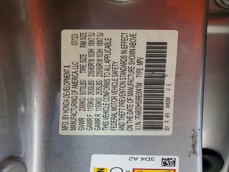 2024 HONDA CR-V SPORT  