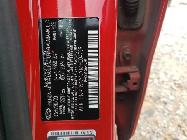 2021 HYUNDAI ELANTRA SEL  