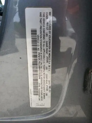 2011 VOLKSWAGEN JETTA BASE  