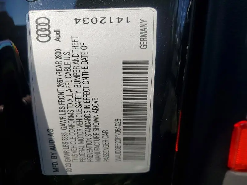 2023 AUDI A6 PREMIUM  