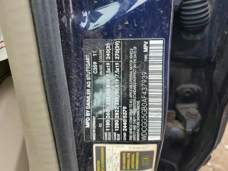 2010 MERCEDES-BENZ GLK 350  