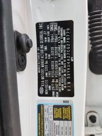 2012 KIA SORENTO EX  