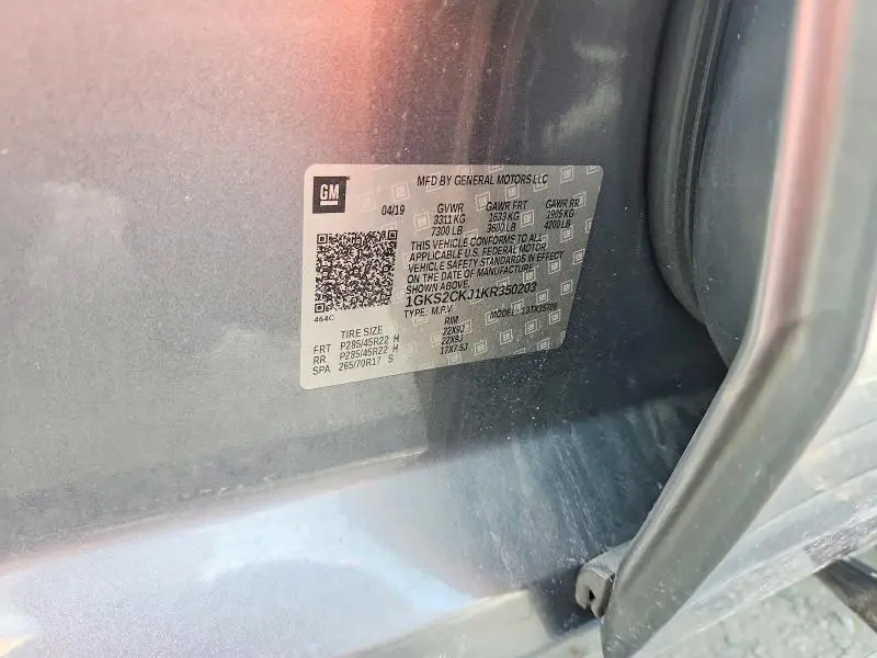 2019 GMC YUKON DENALI  