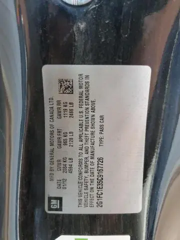 2012 CHEVROLET CAMARO LT  