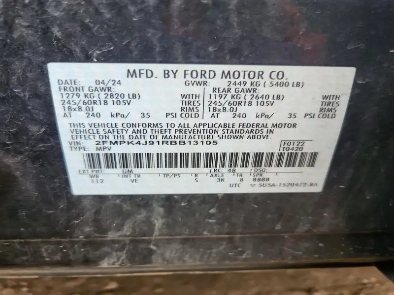 2024 FORD EDGE SEL  