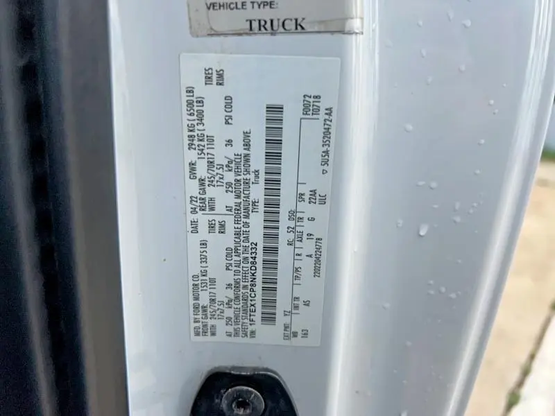 2022 FORD F150 SUPER CAB  