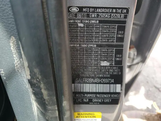 2011 LAND ROVER LR2 HSE  