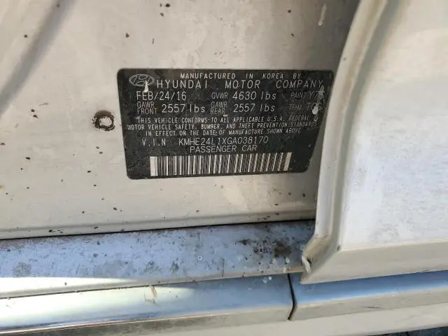 2016 HYUNDAI SONATA HYBRID  