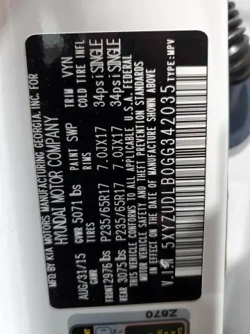 2016 HYUNDAI SANTA FE SPORT 