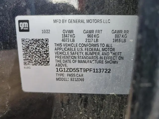 2023 CHEVROLET MALIBU LT  