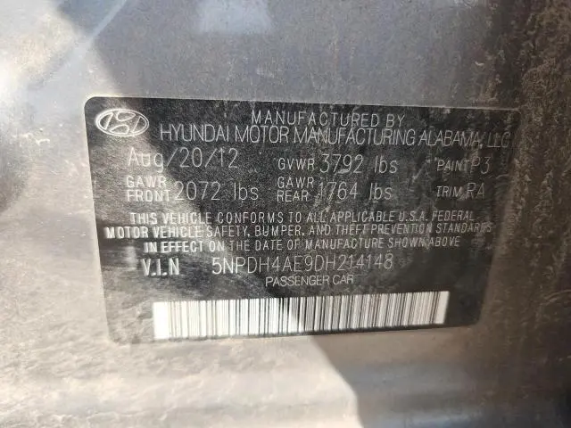 2013 HYUNDAI ELANTRA GLS  