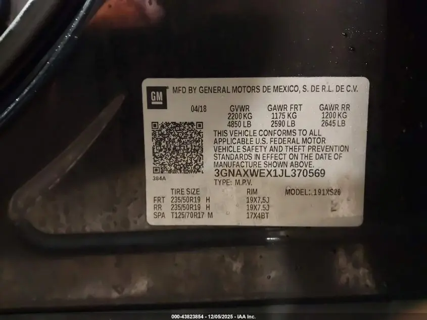 2018 CHEVROLET EQUINOX PREMIER