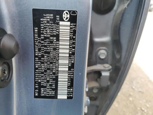 2023 TOYOTA COROLLA LE  