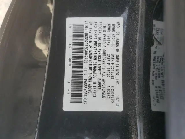 2014 HONDA ACCORD EX