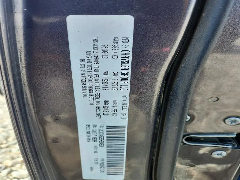 2014 DODGE CHARGER SE  