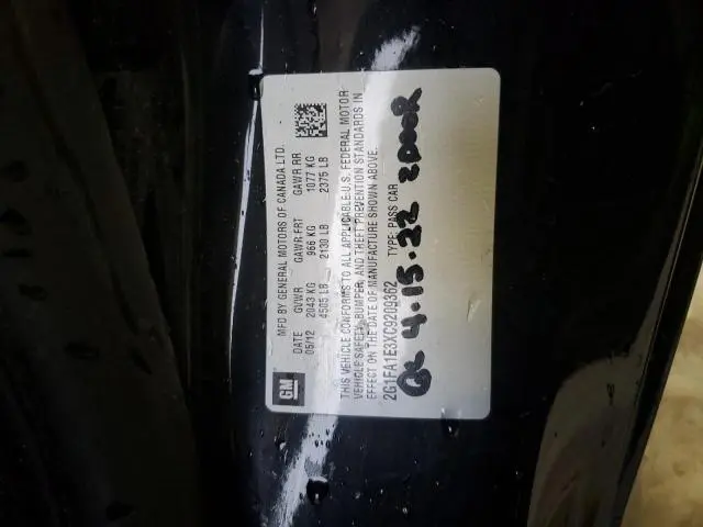 2012 CHEVROLET CAMARO LS  