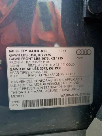 2018 AUDI Q5 PREMIUM PLUS  