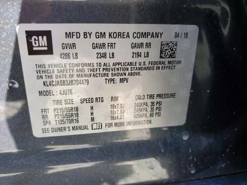 2018 BUICK ENCORE PREFERRED  