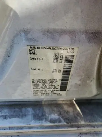 2017 NISSAN ALTIMA 2.5  