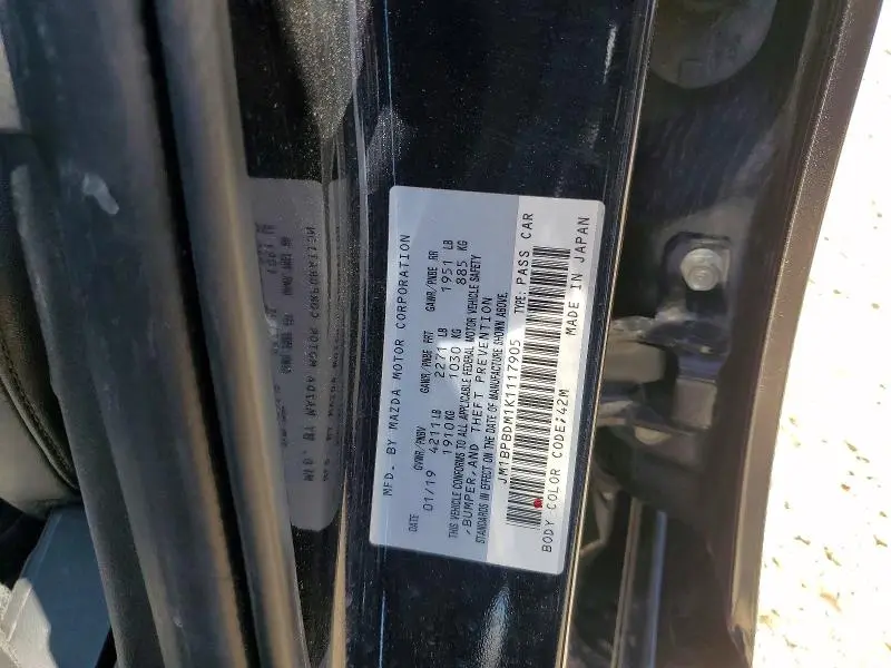 2019 MAZDA 3 PREFERRED  