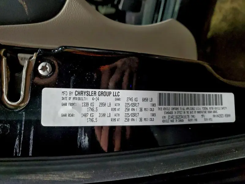 2014 CHRYSLER TOWN & COUNTRY TOURING  