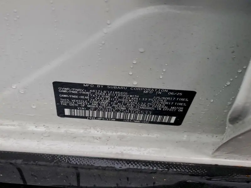 2025 SUBARU CROSSTREK PREMIUM  